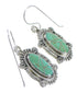Turquoise Southwest Silver Hook Dangle Earrings YX78993
